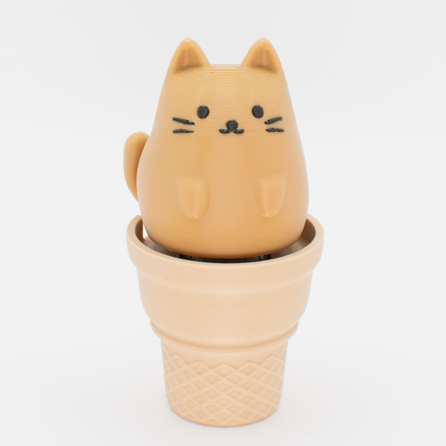 Clicky Kitty Ice Cream Desk Buddy x M.E.S.A
