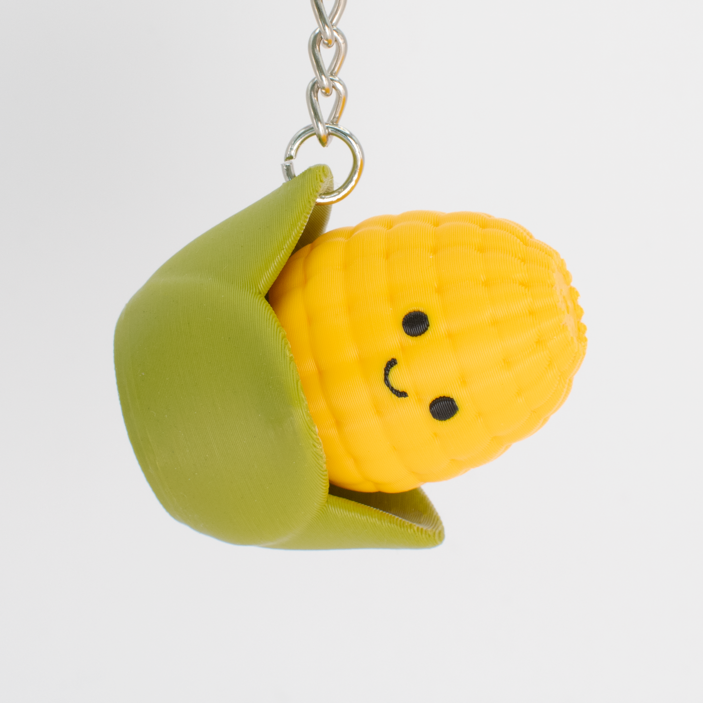 Happy Clicky Corn Keychain