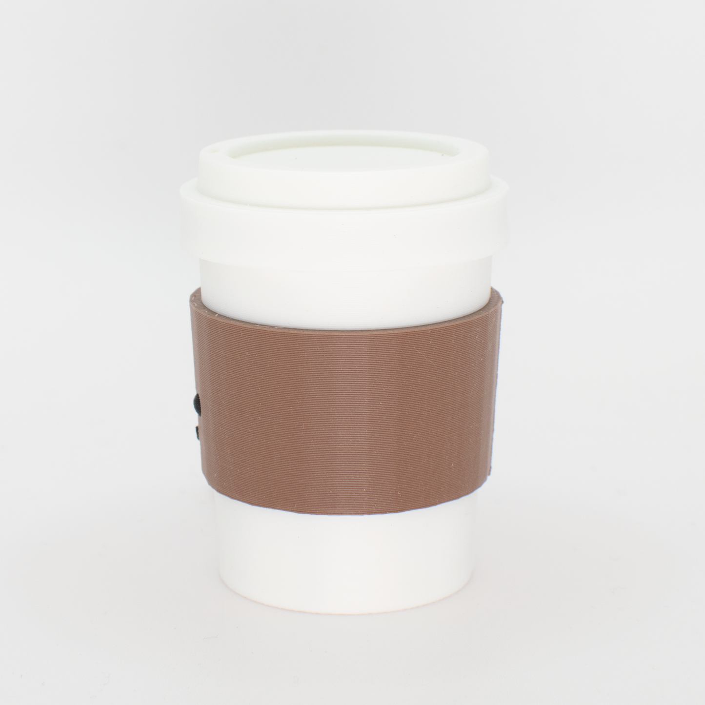 Cozy Coffee-To-Go Fidget Clicker Keychain