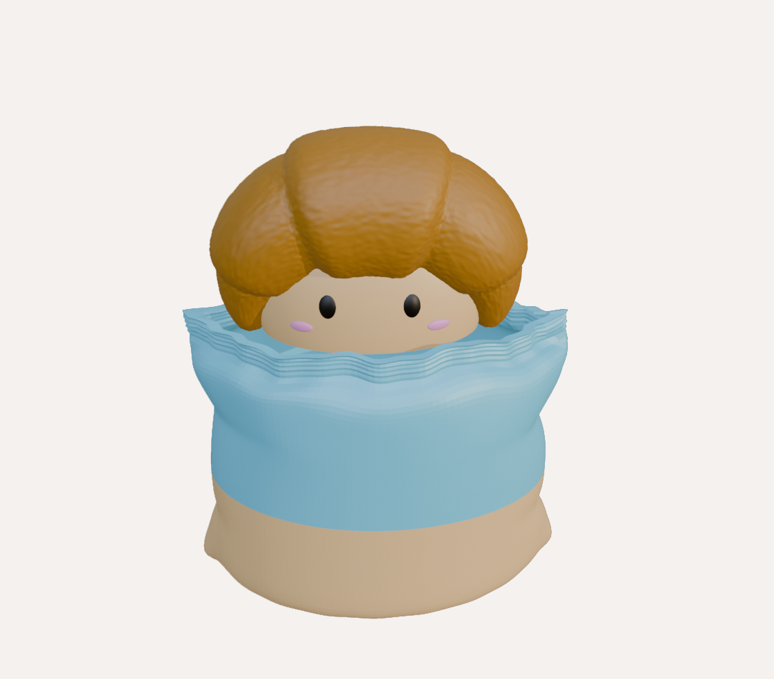 Custom Order Deposit - Shin Ramyun & Croissant Snack Clickers