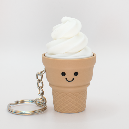 Frosty Clicky Ice Cream Keychain