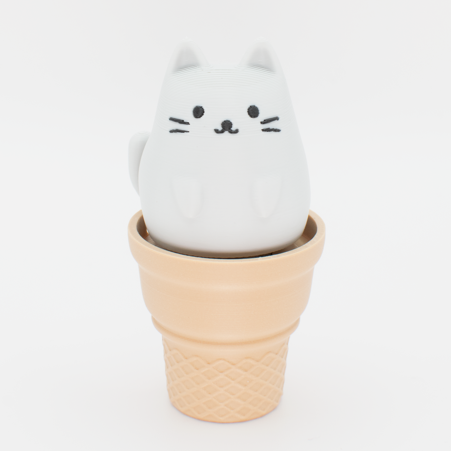Clicky Kitty Ice Cream Desk Buddy x M.E.S.A