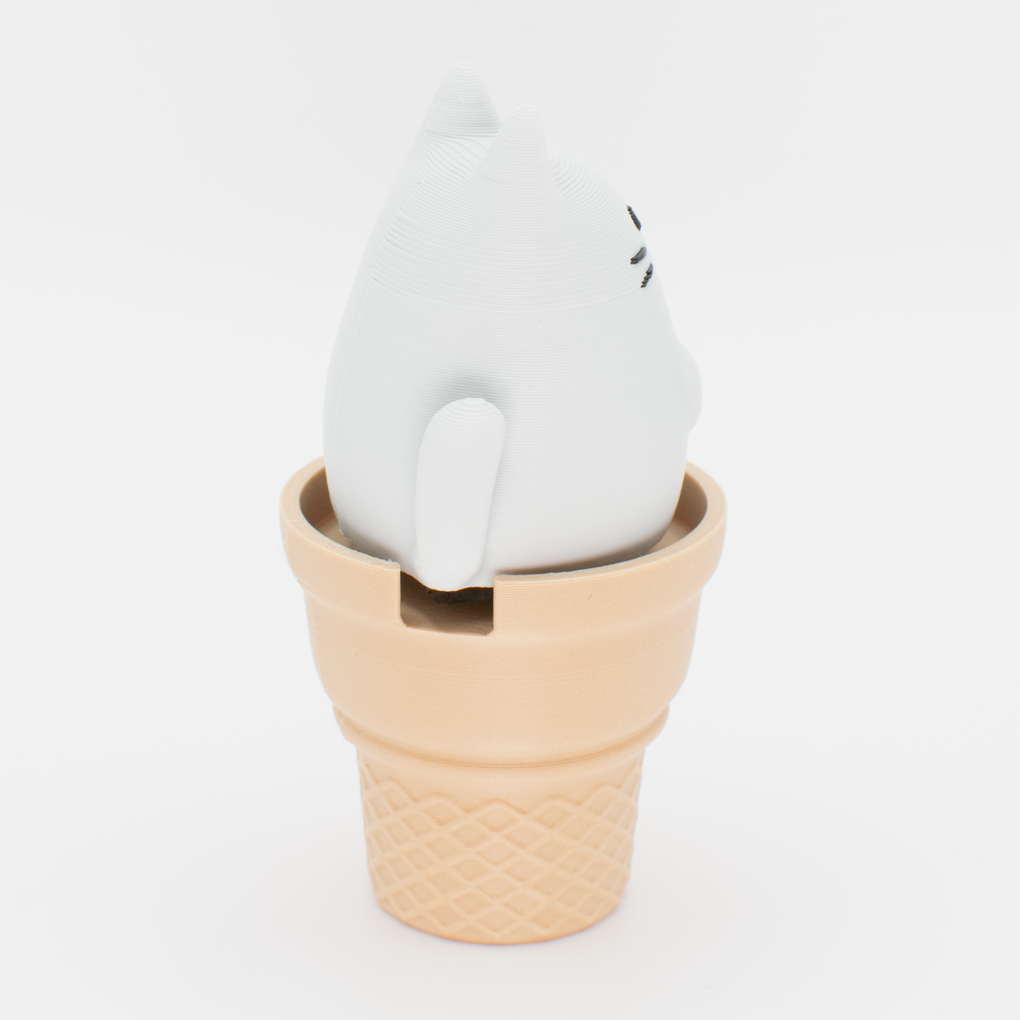 Clicky Kitty Ice Cream Desk Buddy x M.E.S.A