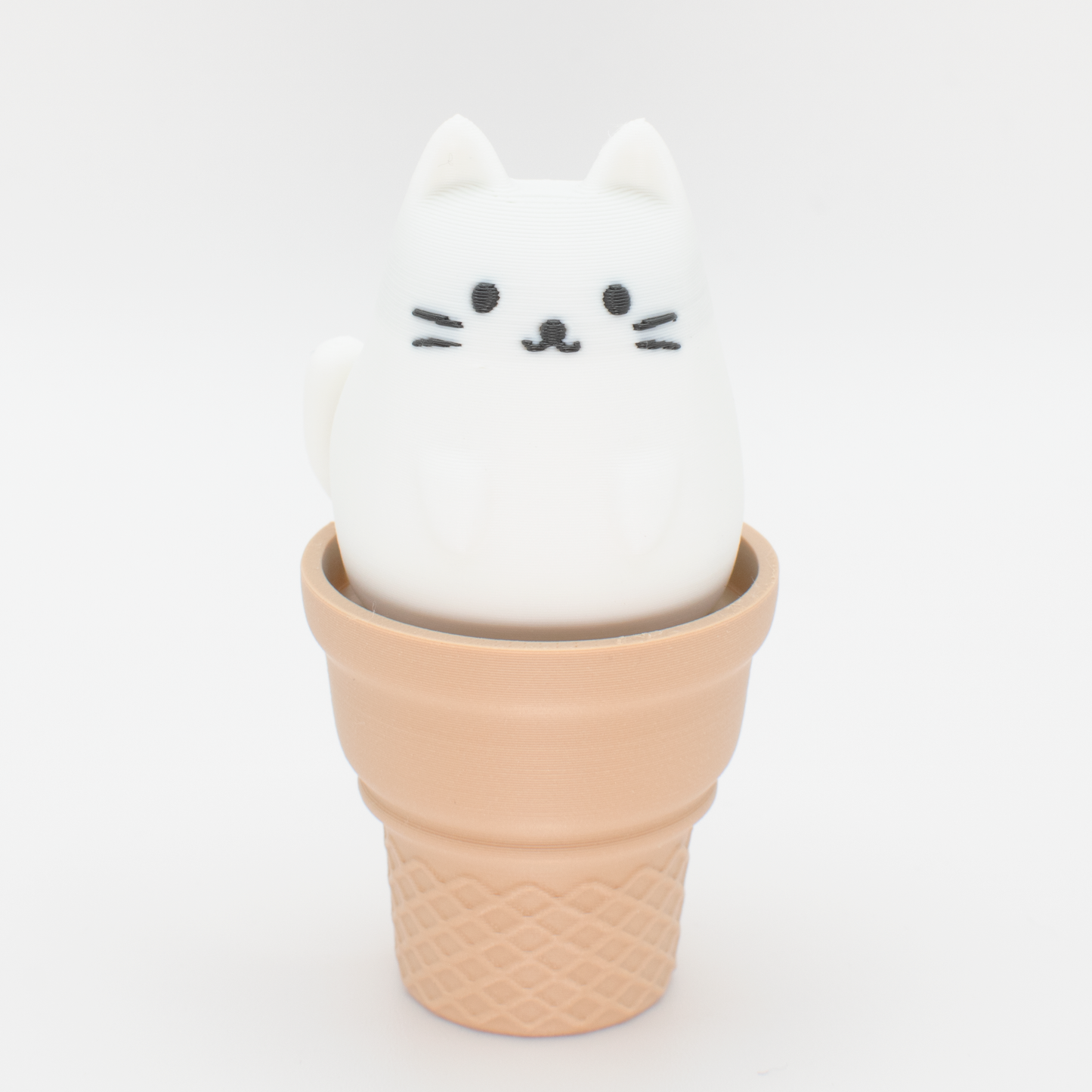Clicky Kitty Ice Cream Desk Buddy x M.E.S.A