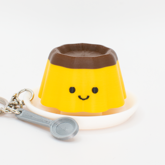 Bouncy Clicky Pudding Keychain (Retired)