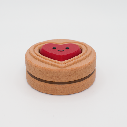 Jelly Biscuit - Fidget Clicker Keychain