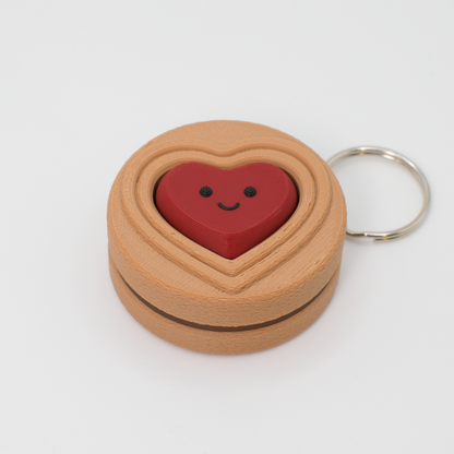 Jelly Biscuit - Fidget Clicker Keychain