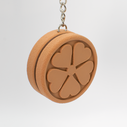 Jelly Biscuit - Fidget Clicker Keychain