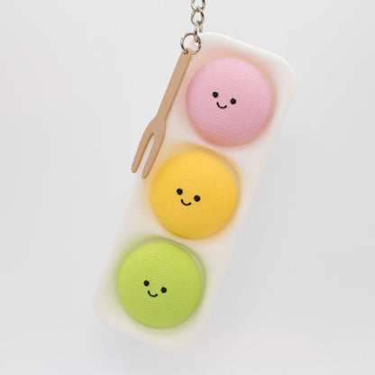 Yummy Clicky Mochi Ice Cream Keychain
