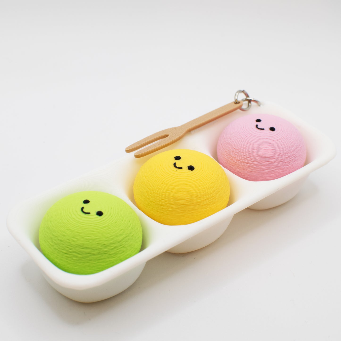 Yummy Mochi Ice Cream - Fidget Clicker Keychain