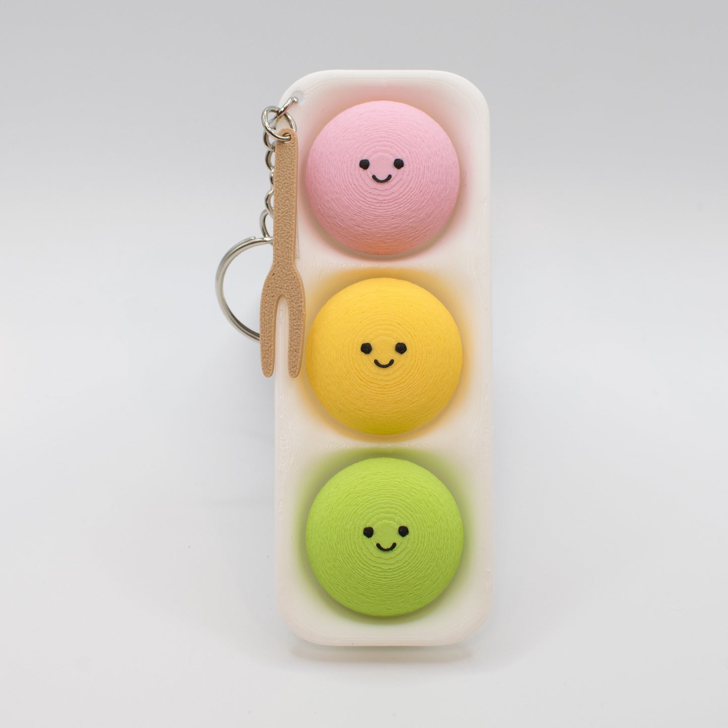 Yummy Clicky Mochi Ice Cream Keychain
