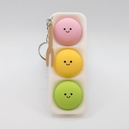 Yummy Clicky Mochi Ice Cream Keychain