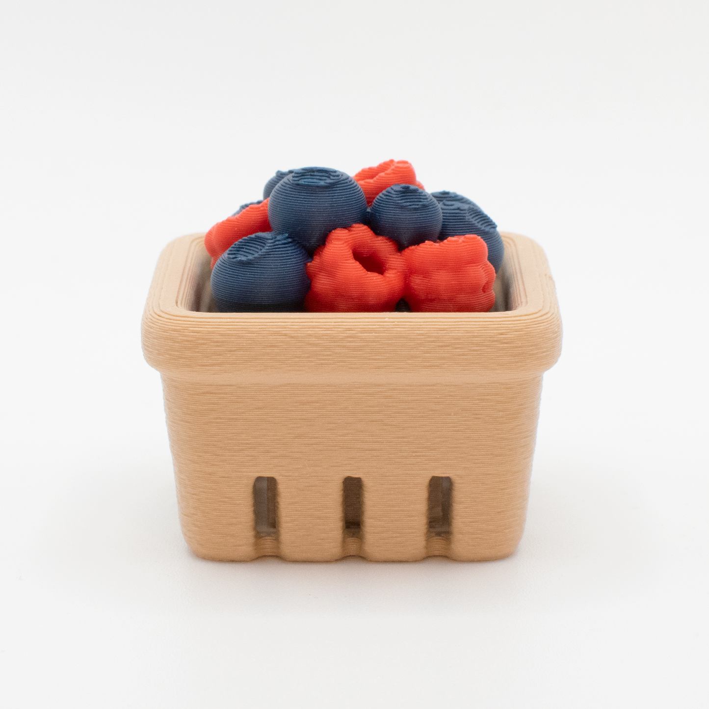 Juicy Berry Basket - Fidget Clicker Keychain