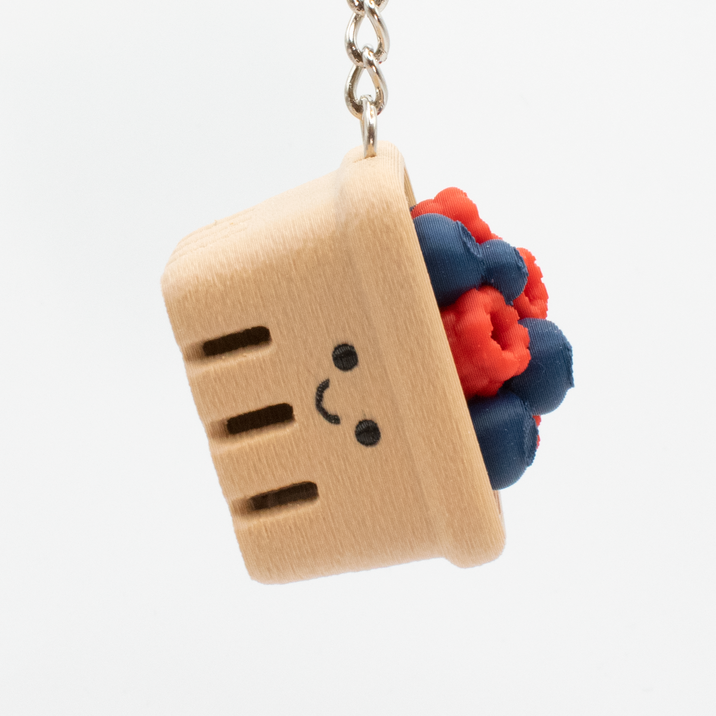 Juicy Berry Basket - Fidget Clicker Keychain
