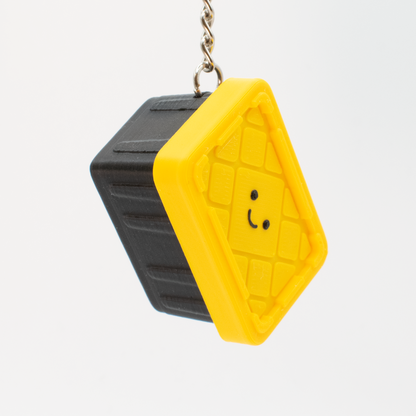 Tiny Storage Bin - Fidget Clicker Keychain