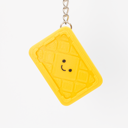 Tiny Storage Bin - Fidget Clicker Keychain