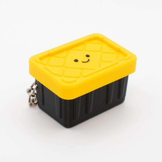 Chubby Clicky Storage Bin Keychain