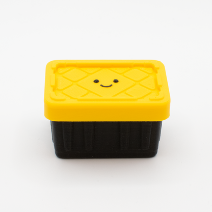 Tiny Storage Bin - Fidget Clicker Keychain