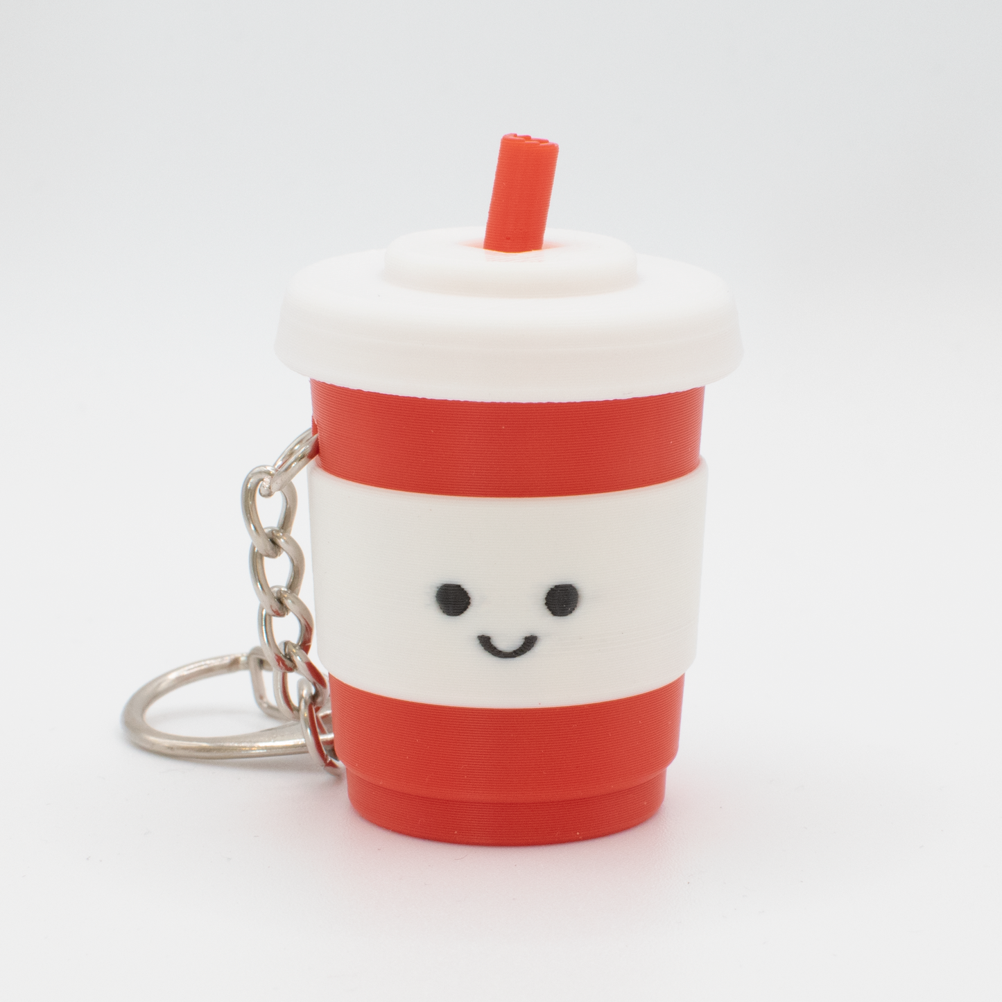 Bubbly Fountain Drink - Fidget Clicker Keychain