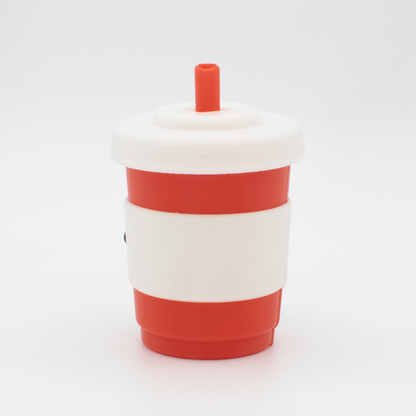 Bubbly Fountain Drink - Fidget Clicker Keychain