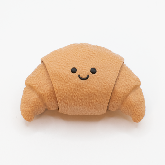 Buttery Croissant - Fidget Clicker Keychain