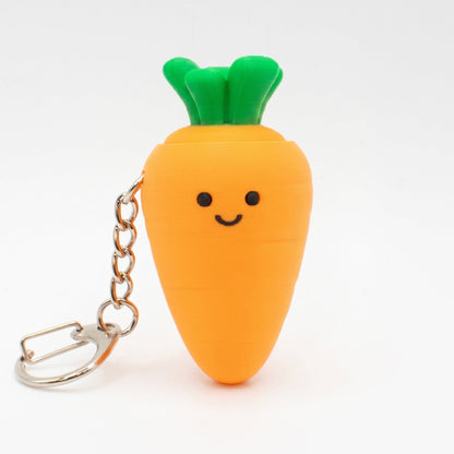Crunchy Carrot - Fidget Clicker Keychain