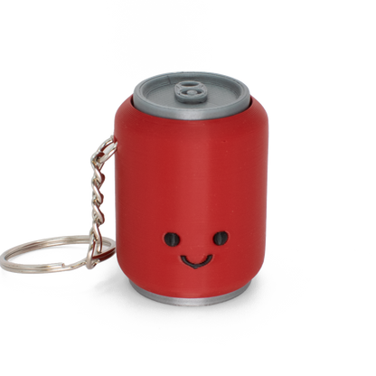 mini red soda clicker that mimics coke, with clickable top