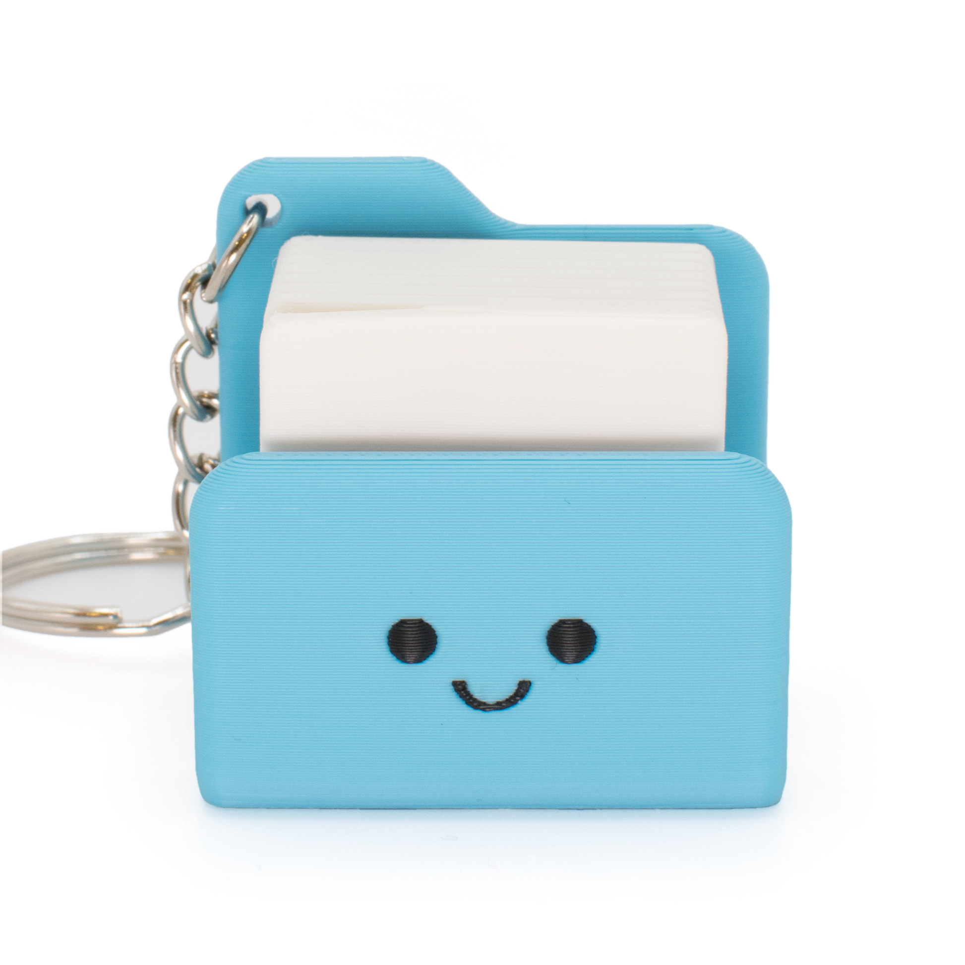Cute blue folder fidget clicker inspired by a Mac style folder icon