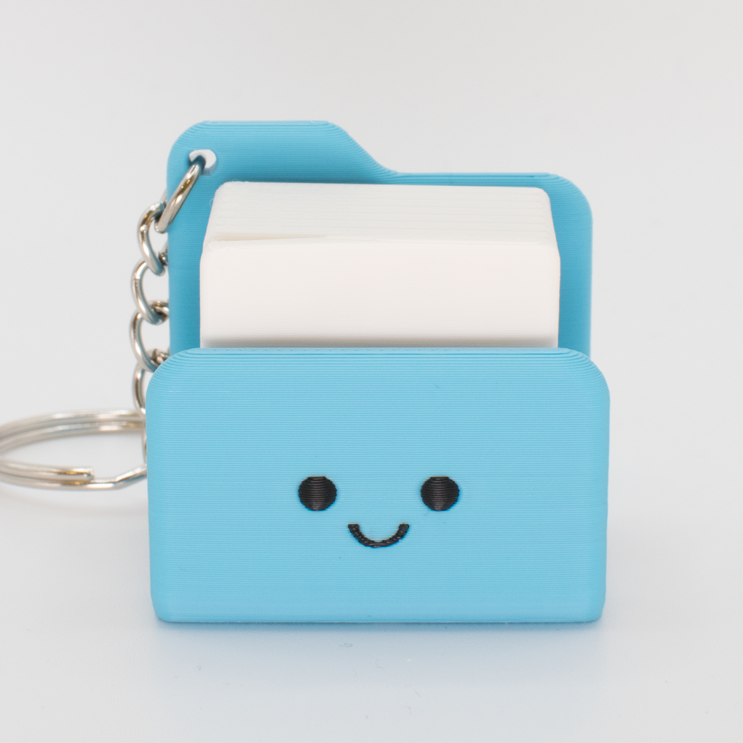 Cute blue folder fidget clicker inspired by a Mac style folder icon