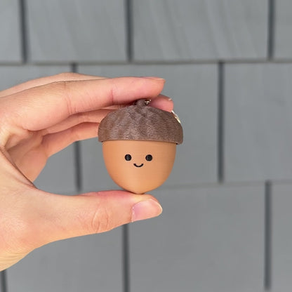 Nutty Acorn - Fidget Clicker Keychain