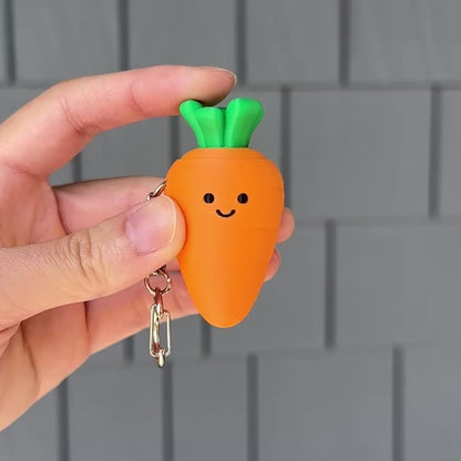 Crunchy Carrot - Fidget Clicker Keychain