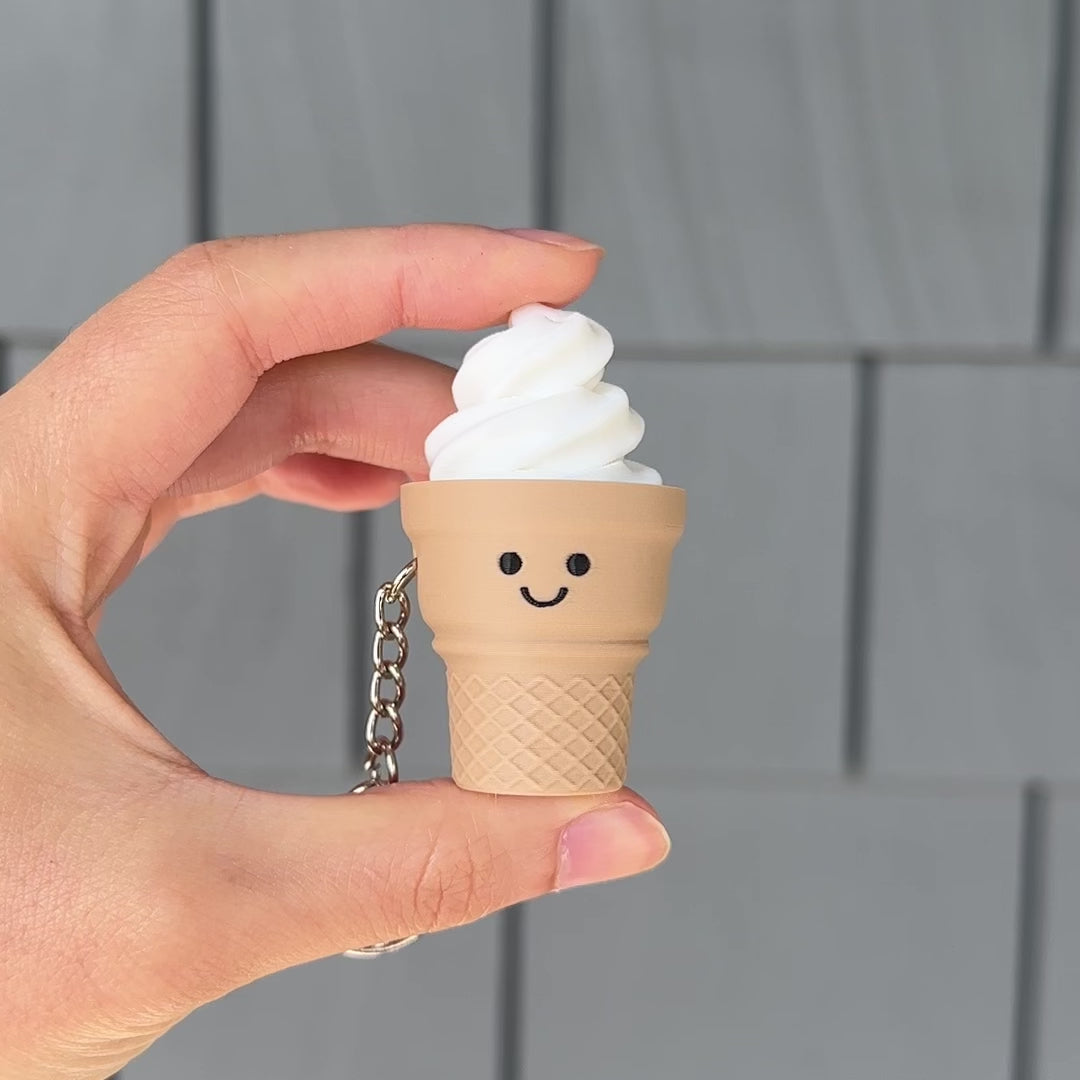 Frosty Ice Cream Clicky Fidget Keychain – The Tiny Joy Factory