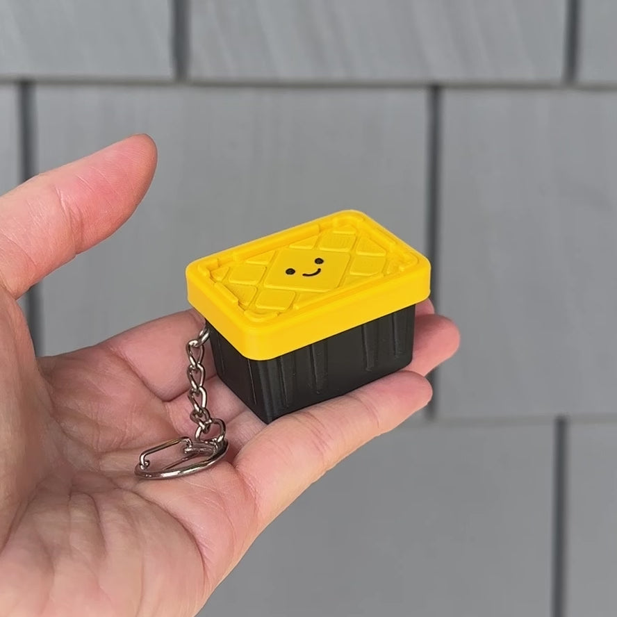 clicking cute storage bin clicker