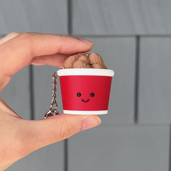 clicking the fried chicken mechanical switch sensory toy for satisfying stress relief 