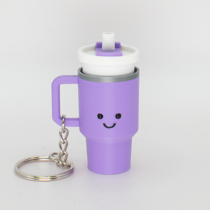 mini purple tumbler fidget clicker toy